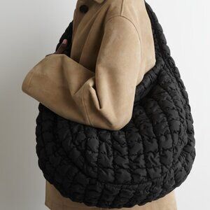 COS OVERSIZED QUILTED CROSSBODY BAG